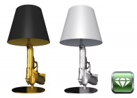 Gun lamps by Philippe Starck