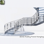 3D Railing Panel Hanging