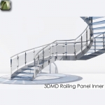 3D Railing Panel Inner