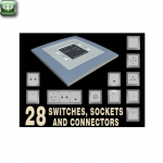Switches, sockets, connectors