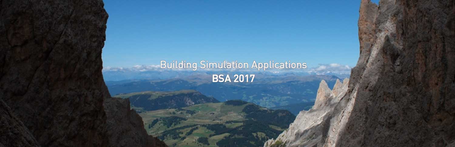 Building Simulation Applications BSA2017